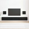 vidaXL TV Cabinet Set 7 pcs Black Oak 100 x 30 x 30 cm Engineered Wood