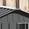 vidaXL Dog House Anthracite 116.5x103x81.5 cm Galvanised Steel