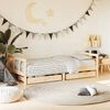 vidaXL Kids Bed Frame with Drawers 90x190 cm Solid Wood Pine