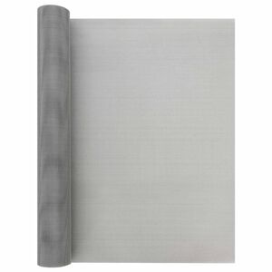 vidaXL Mesh Screen 60 x 500 cm 30 Mesh Stainless Steel 201 Silver