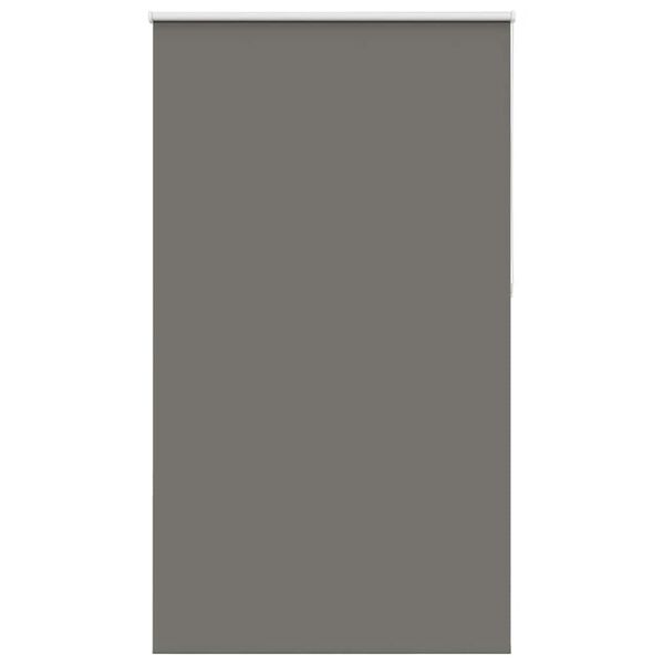 vidaXL Roller Blind Blackout Grey 125x230 cm Fabric Width 121.6 cm Polyester