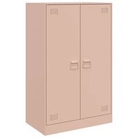 vidaXL Sideboard Pink 67x39x107 cm Steel