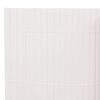 vidaXL Double-Sided Garden Fence 90x500 cm White