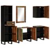 vidaXL 5 Piece Bathroom Furniture Set Solid Wood Acacia