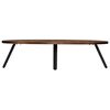 vidaXL Coffee Table Solid Reclaimed Teak Oval 120x60x30 cm
