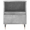 vidaXL Bedside Cabinets 2 pcs Concrete Grey 40x35x50 cm Engineered Wood
