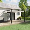 vidaXL Wall Mounted Gazebo Cream Steel