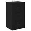 vidaXL Sideboard Black Oak 40 x 33 x 70 cm Engineered Wood