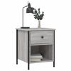 vidaXL Bedside Cabinets 2 pcs Grey Sonoma 40x42x50 cm Engineered Wood