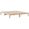 vidaXL Bed Frame without Mattress 180x200 cm Super King Solid Wood Pine