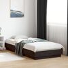vidaXL Bed Frame without Mattress Black 90x200 cm Engineered Wood