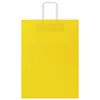 vidaXL Paper Bags 250 pcs with Handles Yellow 32x17x44 cm