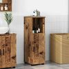 vidaXL Bathroom Cabinet with Storage Old Wood 30 x 35 x 95 cm
