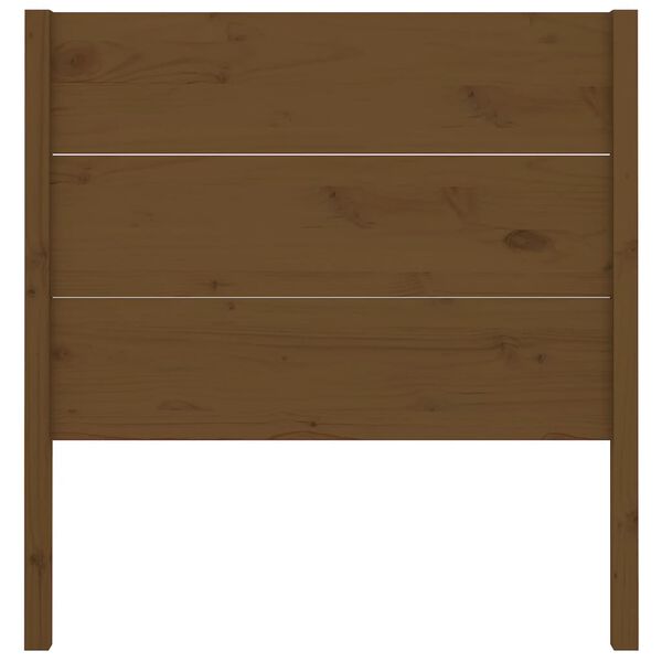 vidaXL Headboard Honey Brown 81x4x100 cm Solid Wood Pine