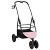 vidaXL Folding Pet Stroller Pink 78 x 54 x 101 cm 600D Oxford fabric