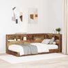 vidaXL Storage Headboard with Shelf Old Wood 80 cm Engineered Wood