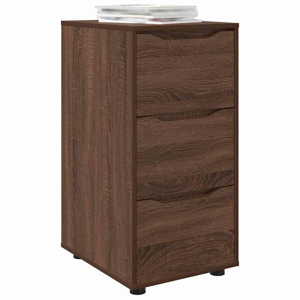 vidaXL Storage Cabinet Brown Oak 40 x 48 x 81 cm Engineered Wood