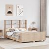 vidaXL Bed Frame without Mattress 150x200 cm King Size Solid Wood Pine