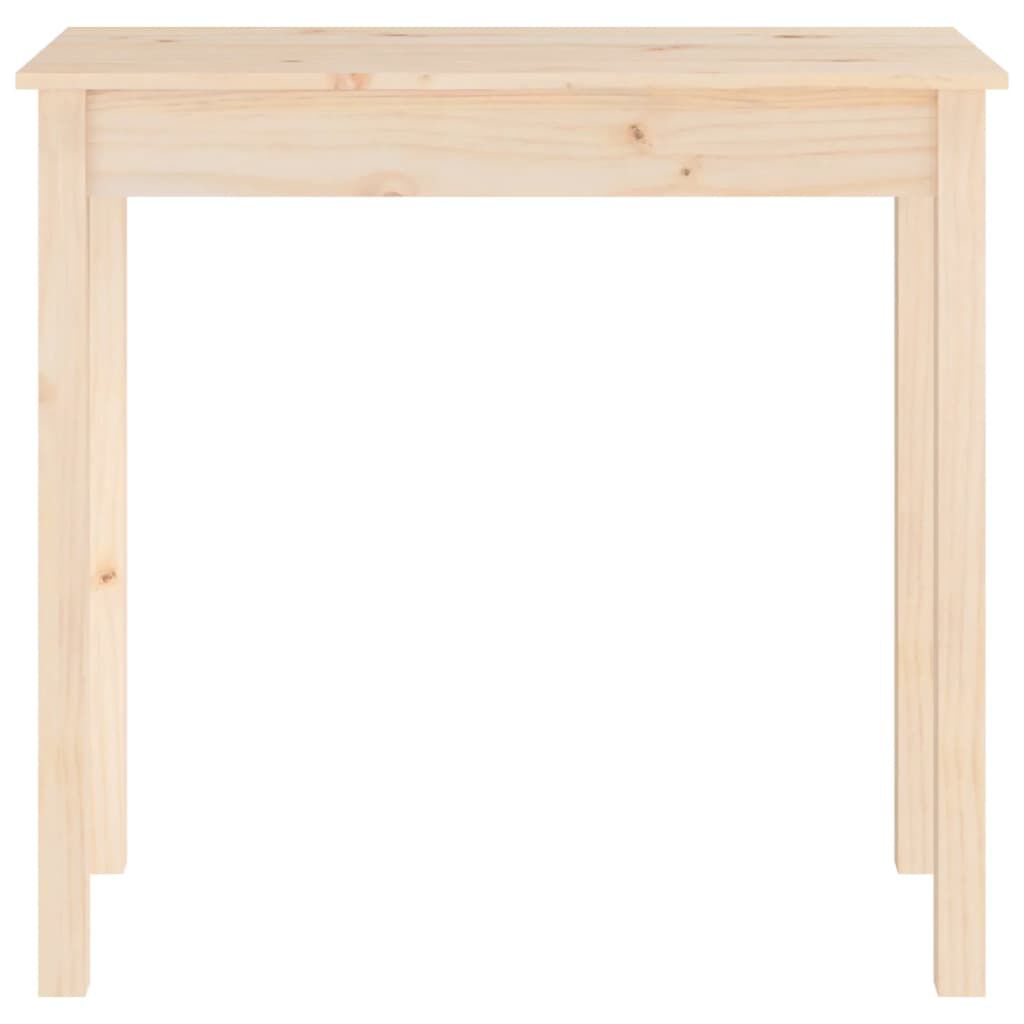 Unfinished pine store console table