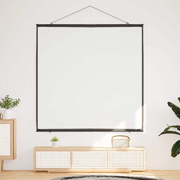 vidaXL Projection Screen Wall-Hanging 81 Inch 1:1