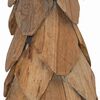 vidaXL Christmas Tree with Stand Brown 50 cm Solid teak wood