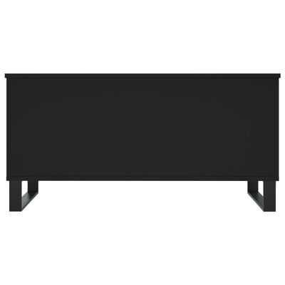 vidaXL Coffee Table Black 90x44.5x45 cm Engineered Wood