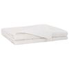 vidaXL Weighted Blanket White 135 x 200 cm 6 kg 100% Cotton 205T