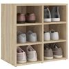 vidaXL Shoe Cabinets 2 pcs Sonoma Oak 52.5x30x50 cm