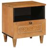 vidaXL Bedside Cabinet Light Brown 40 x 33 x 46 cm Engineered Wood