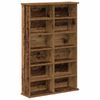 vidaXL CD Cabinet Old Wood 60 x 17 x 92 cm Engineered Wood
