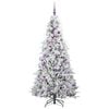 vidaXL Artificial Hinged Christmas Tree Green 180 cm PE and PVC