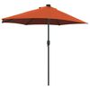vidaXL Garden Parasol Terracotta 294 x 150 x 223 cm