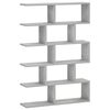 vidaXL Wall Shelf Concrete Grey 70 x 17 x 101 cm Engineered Wood