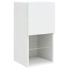 vidaXL 6 Piece TV Wall Units with LED White Engineered Wood