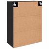 vidaXL Wall-Mounted Cabinet 2 pcs Black Oak 69.5 x 34 x 90 cm