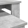 vidaXL Coffee Table Set 2 pcs Concrete Grey Engineered Wood
