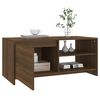 vidaXL Coffee Table Brown Oak 102x50x45 cm Engineered Wood