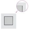 vidaXL Cellar Window Internal Colour White RISOR 30 x 30 cm