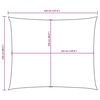 vidaXL Sunshade Sail Oxford Fabric Rectangular 2.5x3.5 m Orange