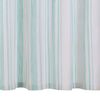 vidaXL Curtains with Metal Rings 2 pcs Cotton 140x225 cm Blue Stripe