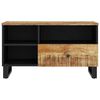 vidaXL TV Cabinet 80x33x46 cm Solid Wood Mango&Engineered Wood