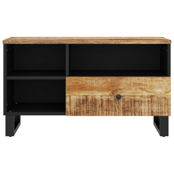 vidaXL TV Cabinet 80x33x46 cm Solid Wood Mango&Engineered Wood