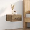 vidaXL Bedside Cabinet Artisian Oak 35 x 35 x 20 cm Engineered Wood