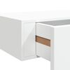 vidaXL Wall-mounted Drawer Shelf White 40x23.5x10 cm MDF