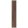 vidaXL Bookcase Brown Oak 80x24x143 cm Engineered Wood