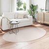 vidaXL Area Rugs Oval HUARTE Sand 170 x 120 cm 100% Polyester