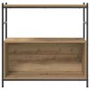 vidaXL Bookshelf Artisan oak 80 x 30 x 78.5 cm Engineered Wood