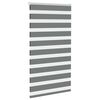 vidaXL Zebra Blind Dark Grey 80x150 cm Fabric Width 75.9 cm Polyester