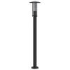 vidaXL Outdoor Floor Lamps 3pcs Black 100 cm Stainless Steel