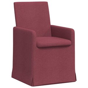 vidaXL Dining Chairs 2 pcs Wine red 57 x 67 x 95 cm Fabric